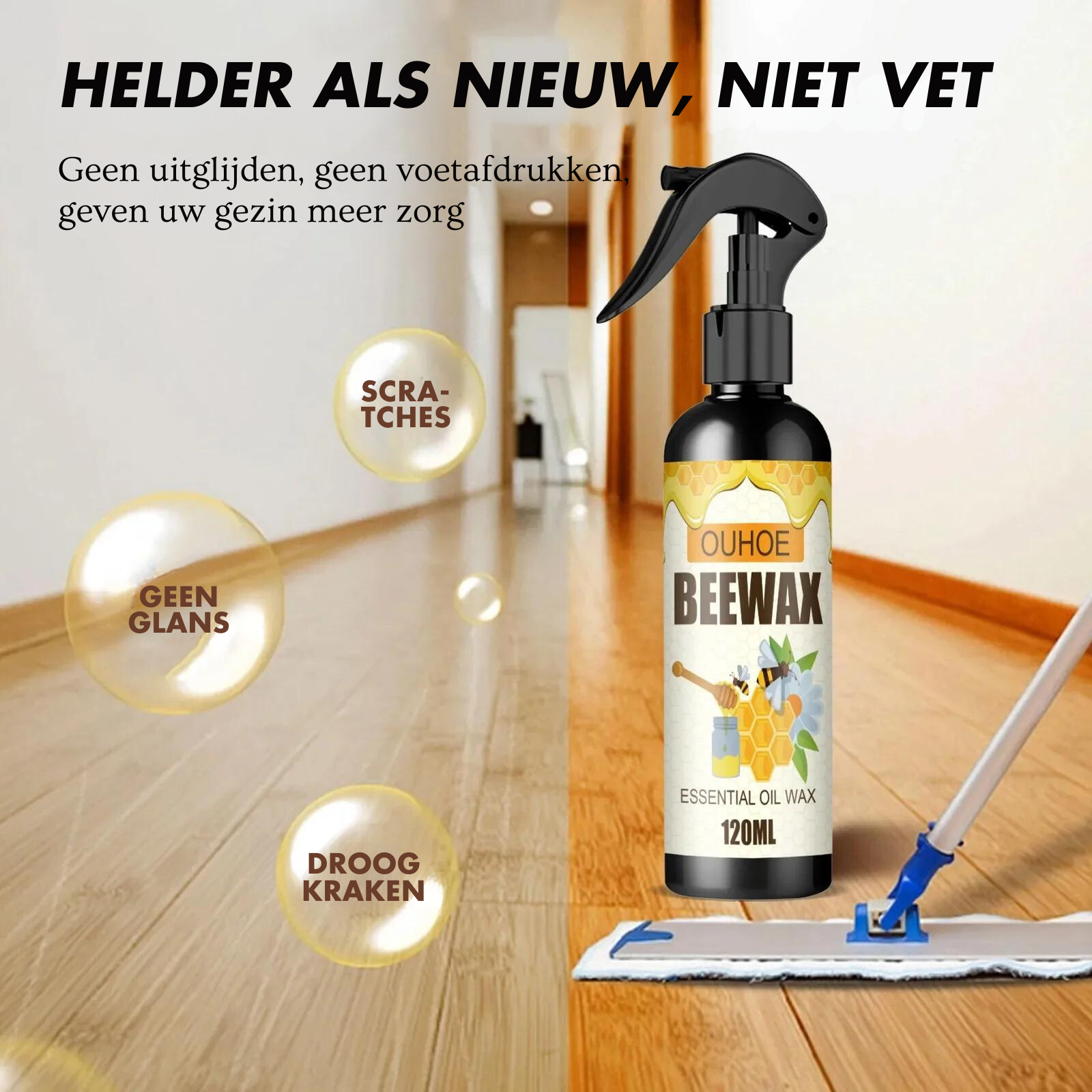 BeeWax Shine™ | Hout Kruiden Bijenwas (1+1 GRATIS)